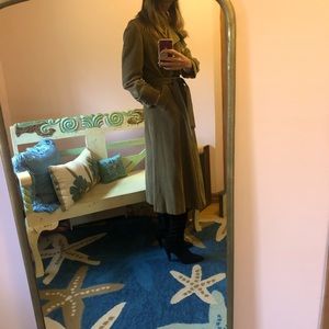 Timeless Vintage Corduroy Trench